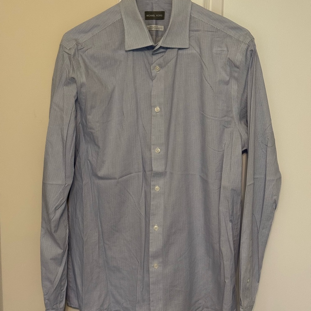 Michael Kors Light Blue Dress Shirt size Medium